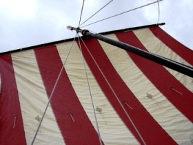 Viking ship sail