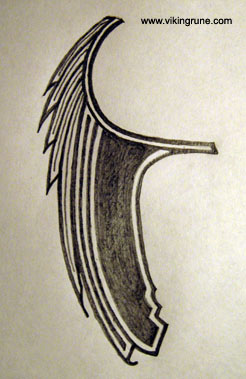 Lupino wing tattoo