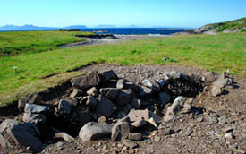 Ardnamurchan ship burial archaeological site